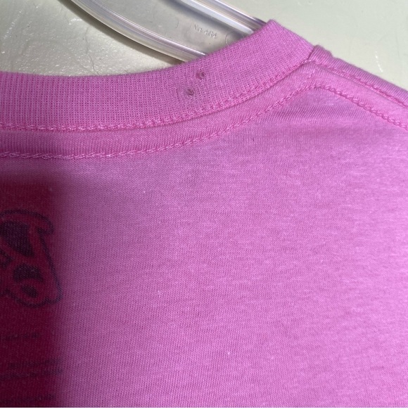 Barbie Doll Pink Graphic Striped Bathing Suit T-Shirt Tee Iconic Size Large L - Picture 6 of 9